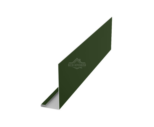 Планка лобовая 40х250 для сайдинга Полиэстер RAL 6020