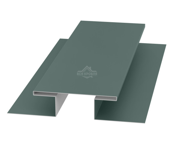 Планка стыковочная (H-профиль) 45х75х45 для сайдинга Полиэстер RAL 7005