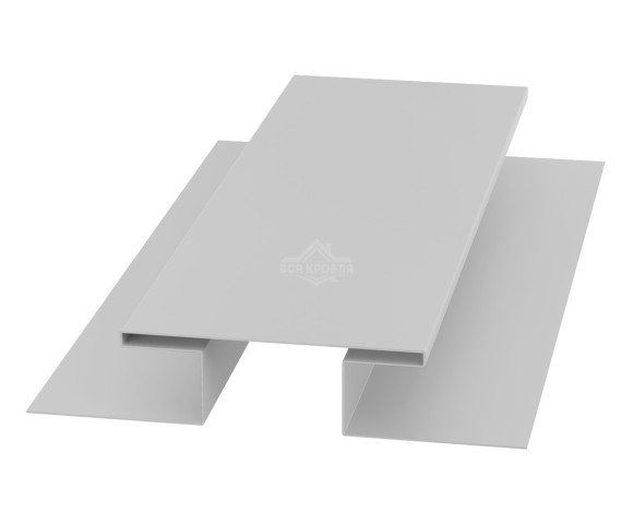 Планка стыковочная (H-профиль) 45х75х45 для сайдинга Полиэстер RAL 7035