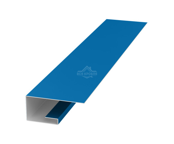 Планка завершающая (J-профиль) 45х20х25 для сайдинга Полиэстер RAL 5005