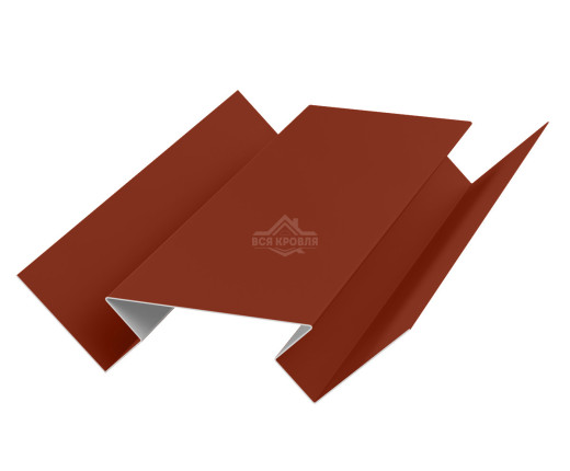 Угол внутренний 45х75х45 для сайдинга Полиэстер RAL 3009