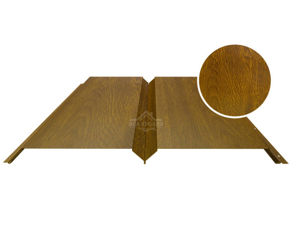 Евробрус Гладкий 0.5 Printech двусторонний Золотой дуб