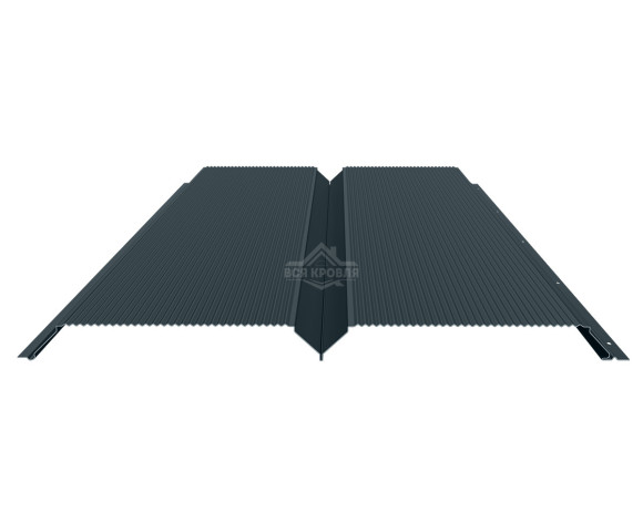 Евробрус с микрогофрой 0.5 Полиэстер RAL 7016