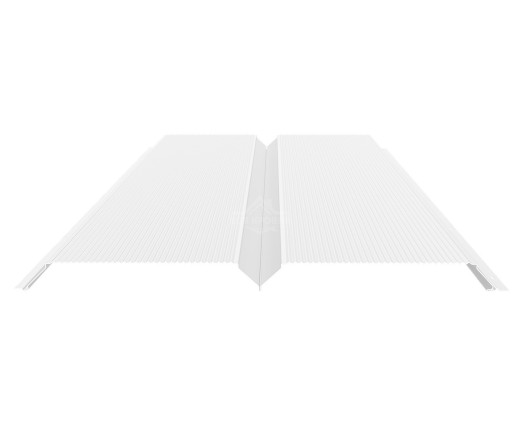 Евробрус с микрогофрой 0.5 Полиэстер RAL 9003