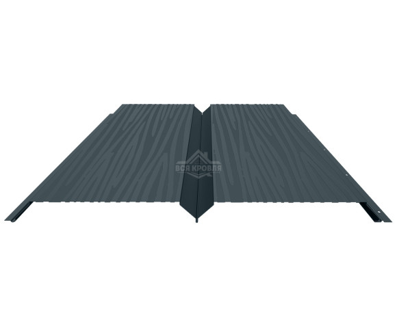 Евробрус с тиснением 0.5 Полиэстер RAL 7016