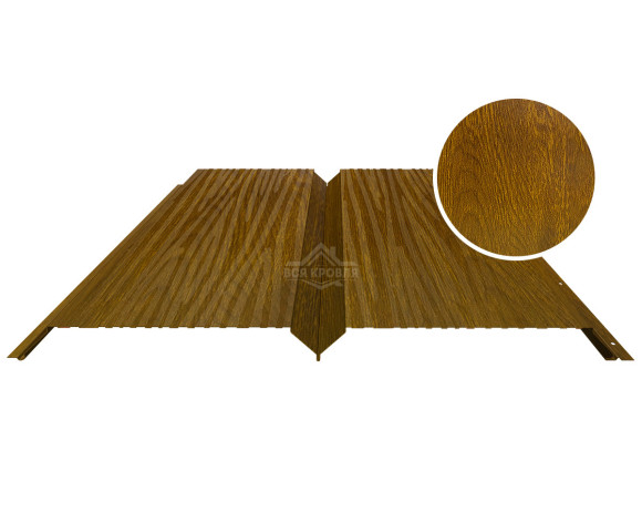 Евробрус с тиснением 0.5 Printech Золотой дуб