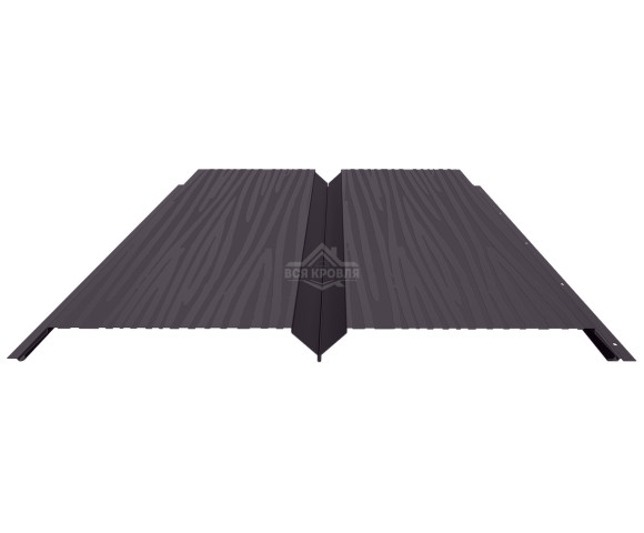 Евробрус с тиснением 0.5 MAT RAL 8019