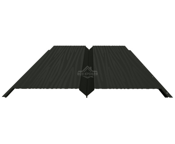 Евробрус с тиснением 0.5 MAT RAL 9005