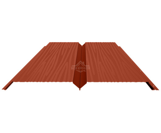 Евробрус с тиснением 0.5 MAT RAL 8004