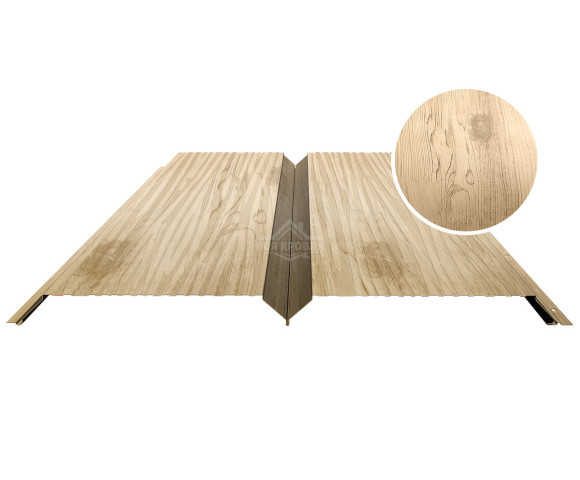 Евробрус с тиснением 0.5 Printech Орех