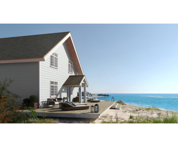 Фиброцементный сайдинг Фибростар Click КР 01 Сигнальный Белый