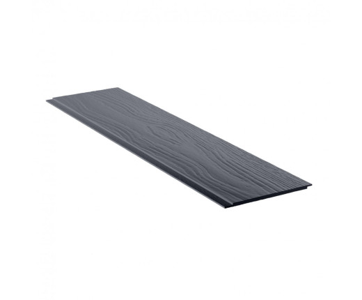 Фиброцементный сайдинг Фибростар Click КР 19 Графитовый серый