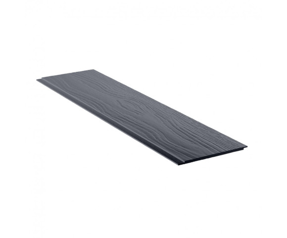 Фиброцементный сайдинг Фибростар Click КР 19 Графитовый серый