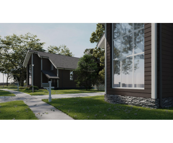 Фиброцементный сайдинг Фибростар Click КР 48 Жженая Земля