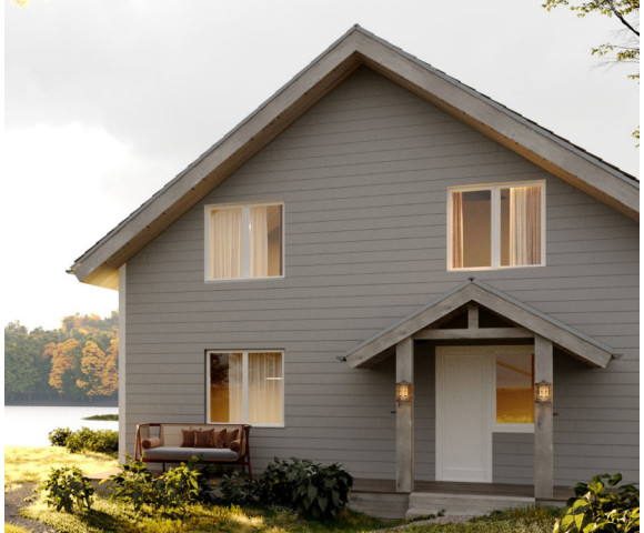 Фиброцементный сайдинг Фибростар Wood КС 46 Бурый Медведь