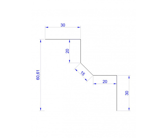 Внутренний угол сложный Фибростар Wood PE