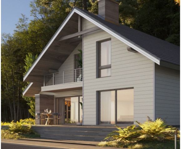 Фиброцементный сайдинг Фибростар Click КР 04 Гавайский Песок