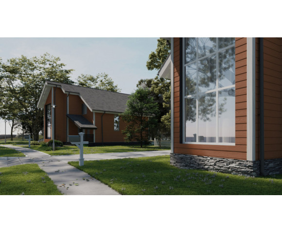 Фиброцементный сайдинг Фибростар Click КР 22 Паприка