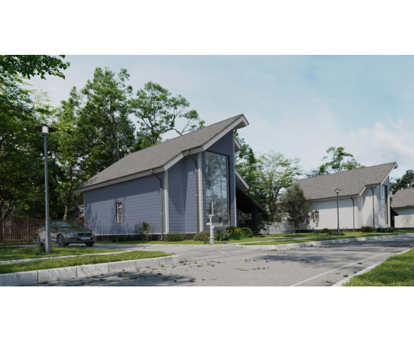 Фиброцементный сайдинг Фибростар Click КР 64 Синяя Ночь