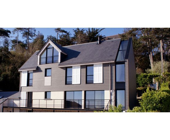 Фиброцементный сайдинг Cedral Wood Океан