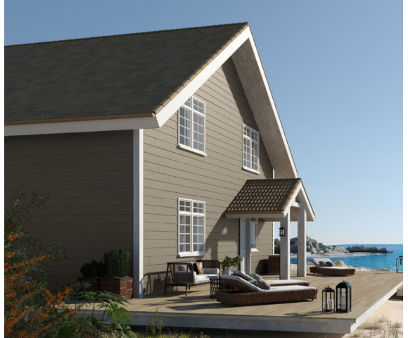 Фиброцементный сайдинг Фибростар Click КР 42 Капучино