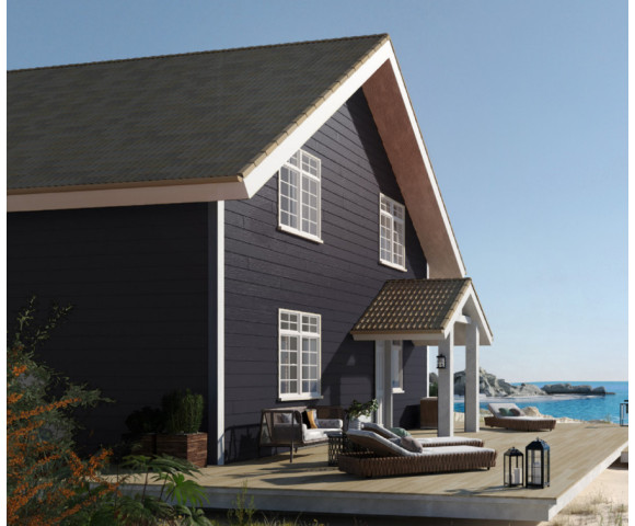 Фиброцементный сайдинг Фибростар Click КР 81 Марианское Дно