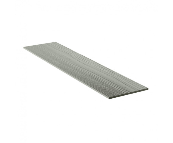 Фиброцементный сайдинг Фибростар Wood КС 17 Серый Нежный