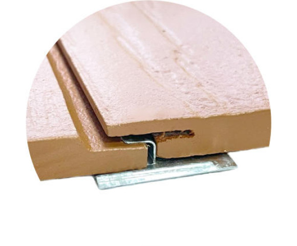 Фиброцементный сайдинг БЕТЭКО Вудстоун Клик шип-паз под кляймер Фисташковый 6021