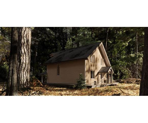 Фиброцементный сайдинг Фибростар Click КР 07 Насыщенный бежевый