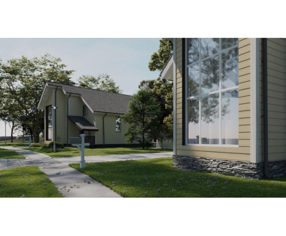 Фиброцементный сайдинг Фибростар Click КР 07 Насыщенный бежевый