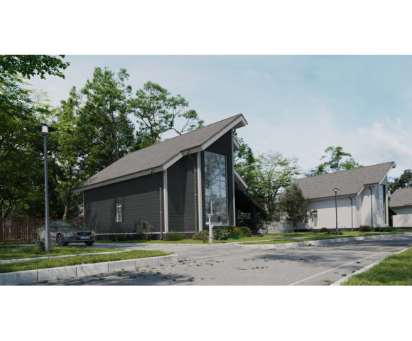 Фиброцементный сайдинг Фибростар Click КР 83 Темная Ночь