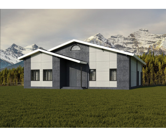 Фиброцементный сайдинг Roofas Board Stone Графит