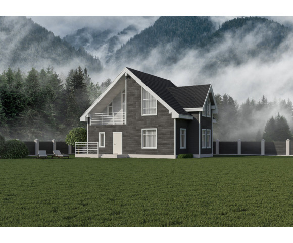 Фиброцементный сайдинг Roofas SIDING Антрацит