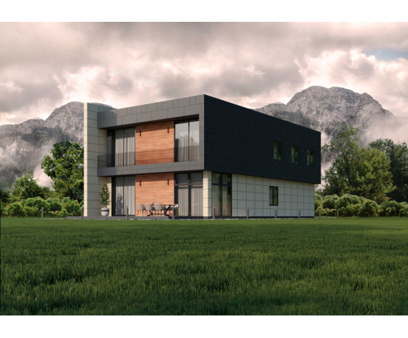 Фиброцементные панели Roofas COLOR Line Anthracite