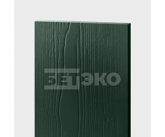 Фиброцементный сайдинг БЕТЭКО Вудстоун Клик шип-паз под кляймер Темно-зеленый 6009