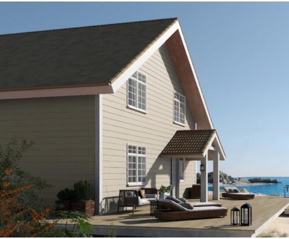 Фиброцементный сайдинг Фибростар Click КР 06 Слоновая кость