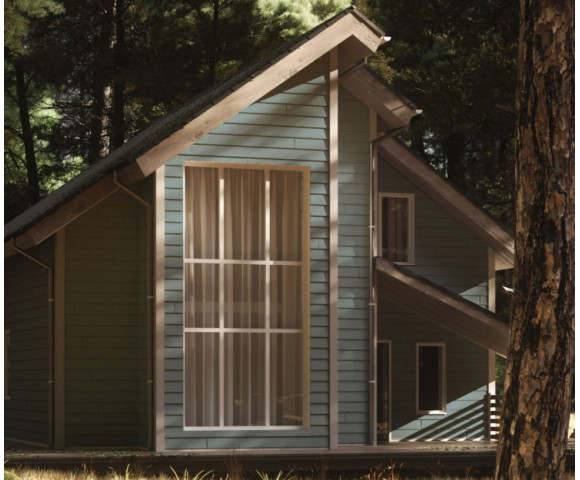 Фиброцементный сайдинг Фибростар Wood КС 18 Серебристо Серый