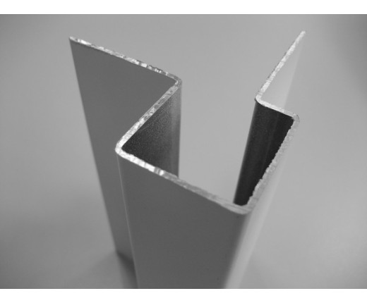 Внешний асимметричный угловой профиль (алюминий)