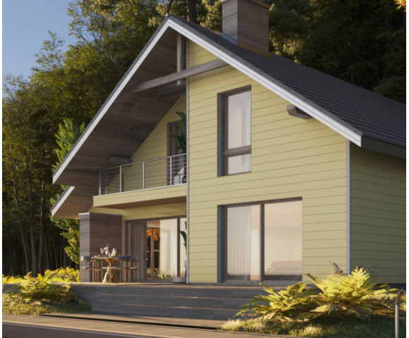 Фиброцементный сайдинг Фибростар Click КР 08 Спелая Груша