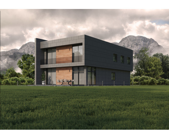 Фиброцементные панели Roofas COLOR Line Gray