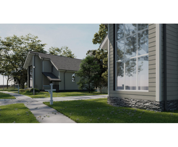 Фиброцементный сайдинг Фибростар Click КР 12 Серая Галька