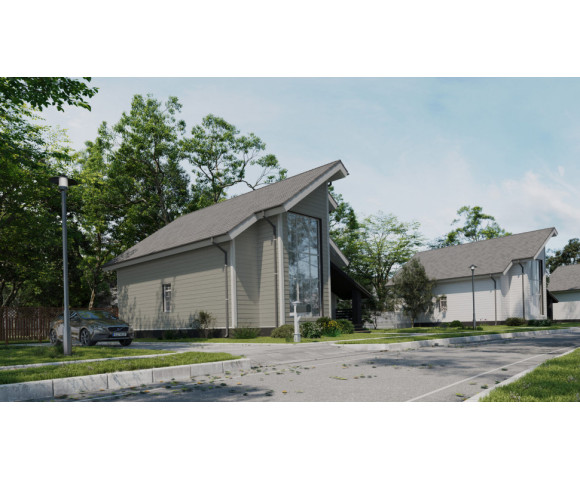 Фиброцементный сайдинг Фибростар Click КР 12 Серая Галька