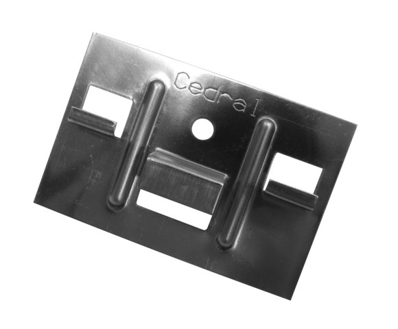 Кляймер + Саморез для кляймера, под дерево нерж. сталь 250шт.