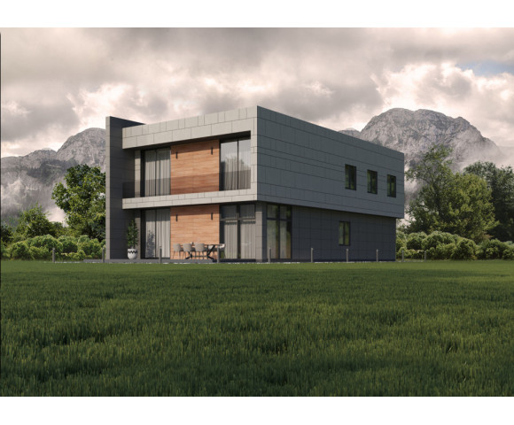 Фиброцементные панели Roofas COLOR Line Light Gray