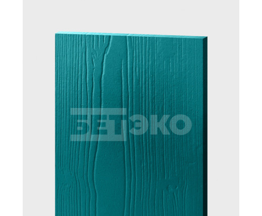 Фиброцементный сайдинг БЕТЭКО Вудстоун Клик шип-паз под кляймер Бирюза 5021