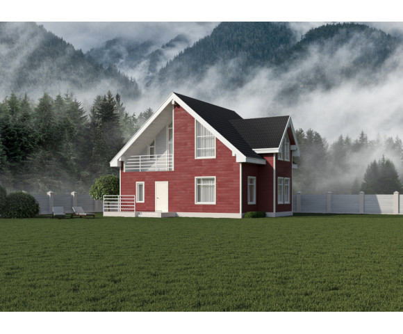 Фиброцементный сайдинг Roofas SIDING Гранит красный