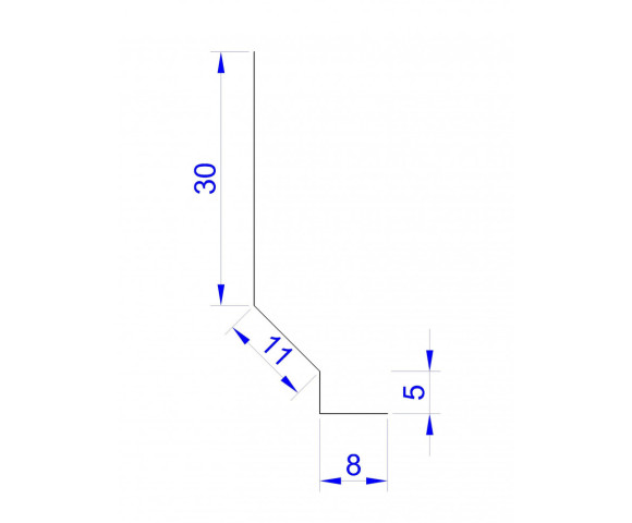 Стартовый профиль Фибростар Wood PE