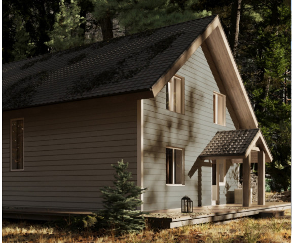 Фиброцементный сайдинг Фибростар Click КР 17 Серый Нежный