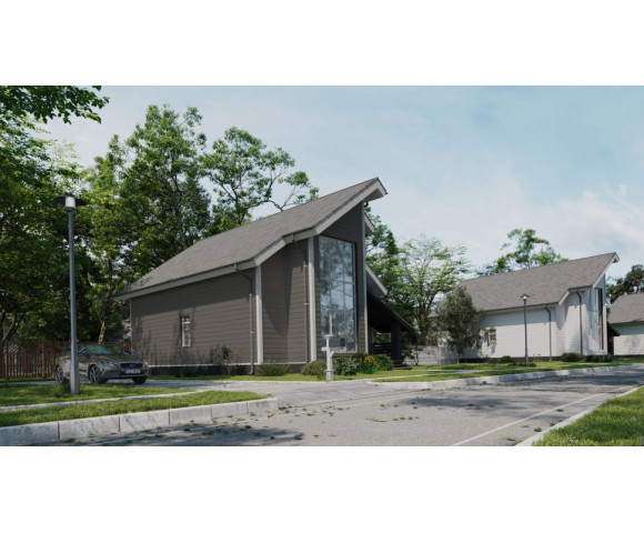 Фиброцементный сайдинг Фибростар Click КР 46 Бурый Медведь