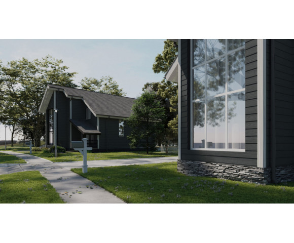 Фиброцементный сайдинг Фибростар Wood КС 83 Темная Ночь